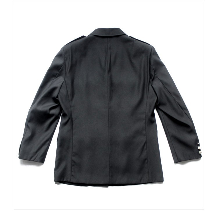 Custom Design Black Fall Winter Male Guard Company Officer Security Uniform Coats