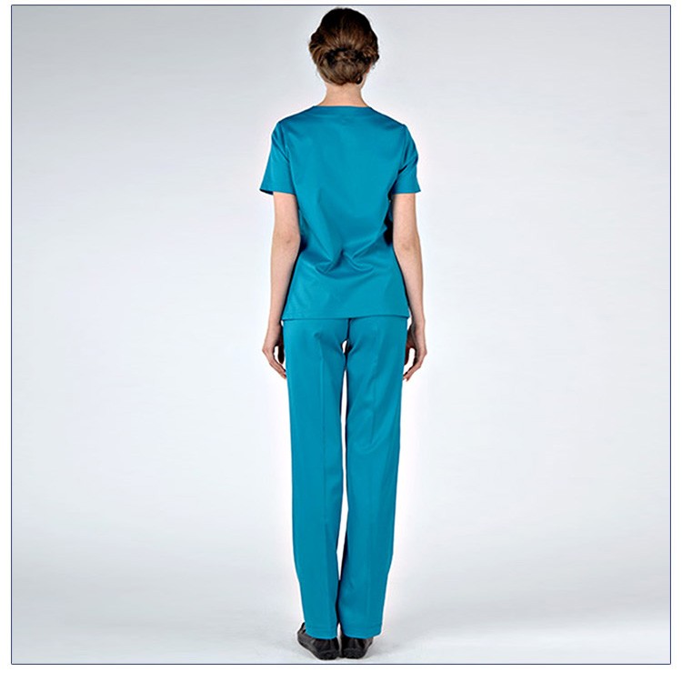 New Design Short Sleeve Uniforms Medical Scrubs Nurse Hospital Staff Nurse Uniform