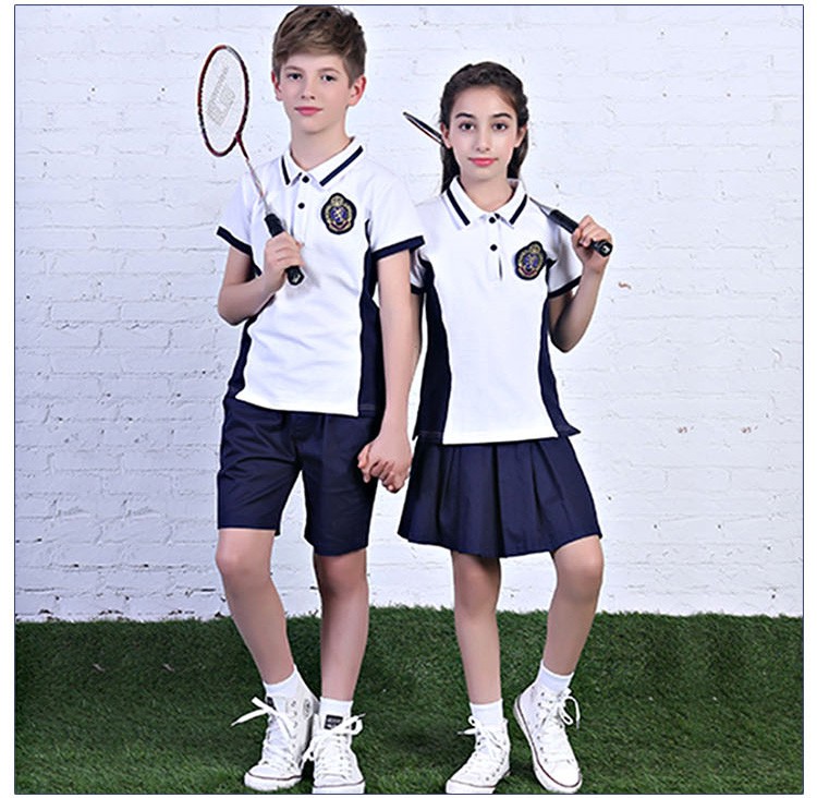 Custom Design OEM Boys And Girls Badminton Short Sleeve Training Uniform