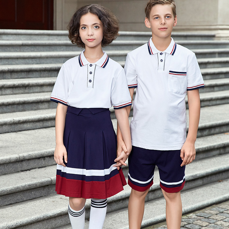 OEM Service High Quality Primary School Sportswear 100% Cotton School Uniform Polo Shirts