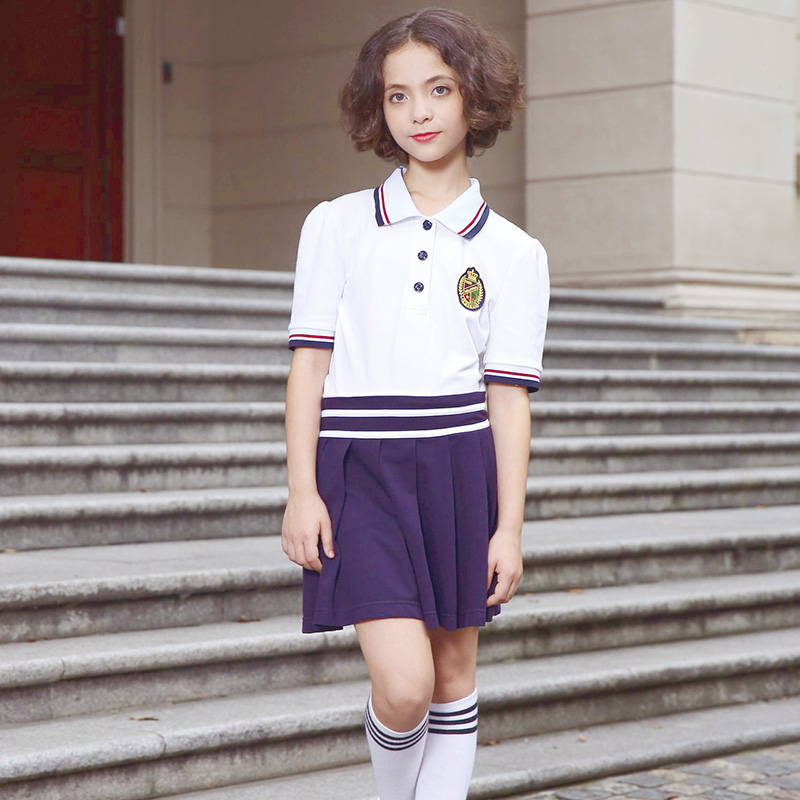 High Quality Primary School Sportswear 100% Cotton School Uniform T Shirts