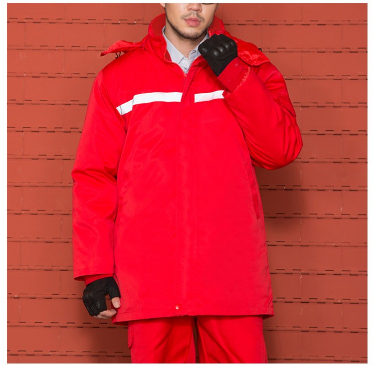 Food Freezing Factory Worker Clothes Custom Winter Long Sleeve Winter Warm Working Uniform Set