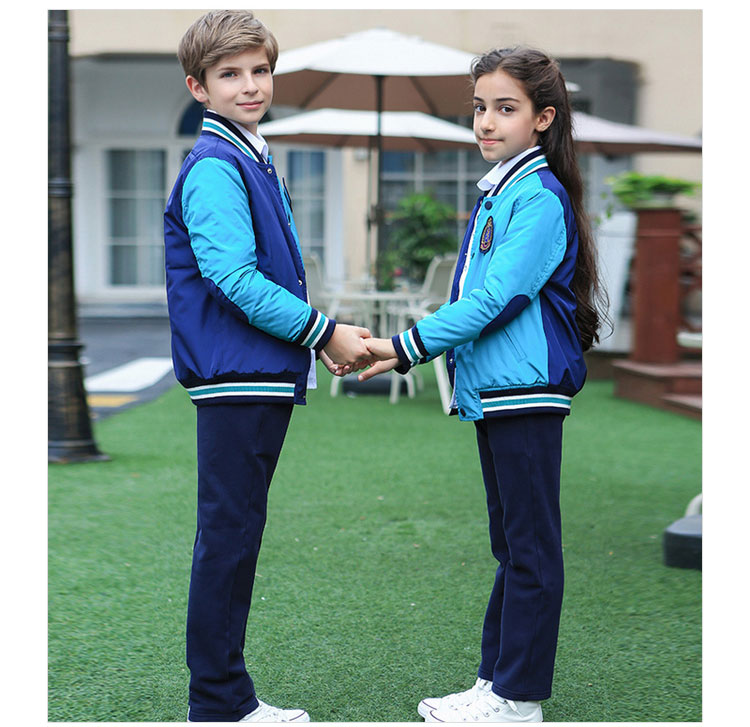 Wholesale School Uniform Coat Children School Sports Uniform Top And Pants