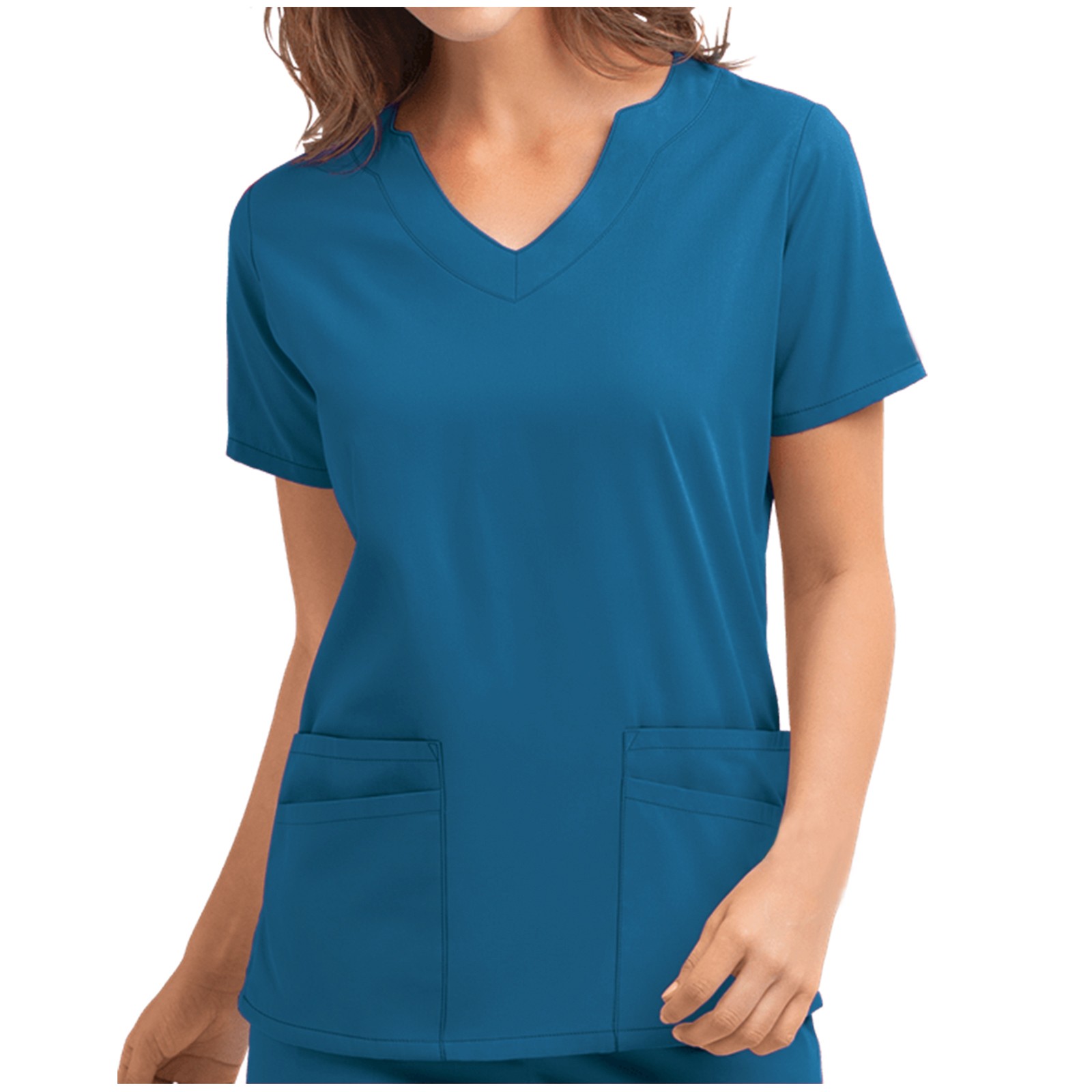 Tailor Made V-neck Comfortable Nurse Uniform Scrubs Hospital Nurse Scrub Uniform