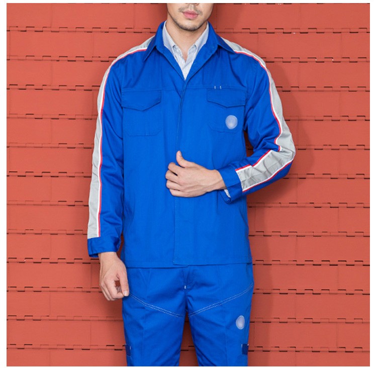 OEM Custom Automobile Factory Worker Clothes Long Sleeve Working Uniform Suit Design