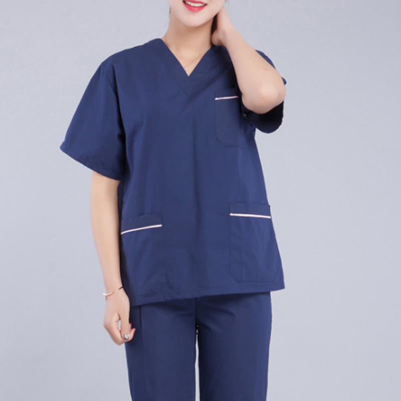 OEM Service Workwear Scrubs Uniforms Top And Pants Comfortable Medical Uniform for Nurse